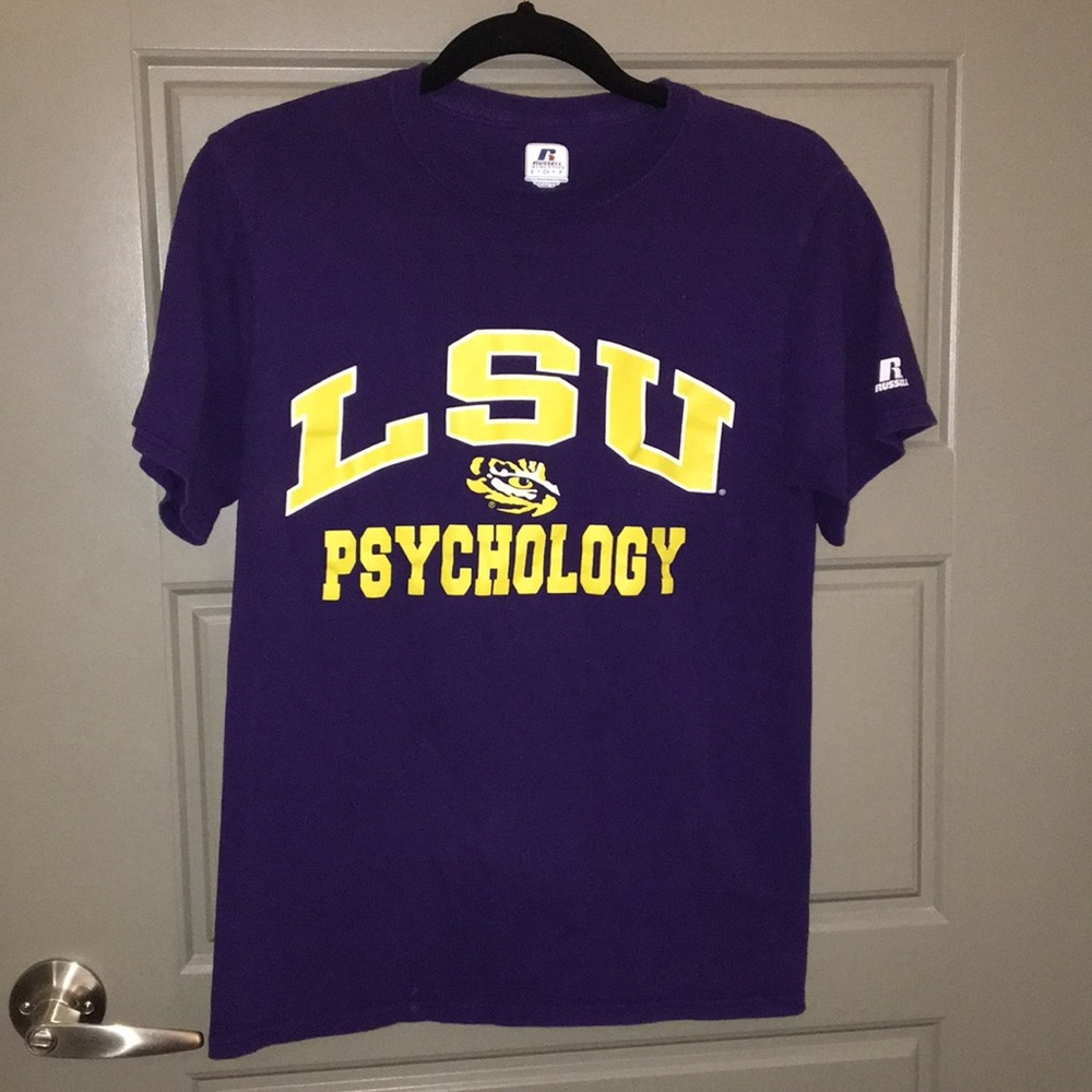 💜LSU Psychology short sleeve tee💜